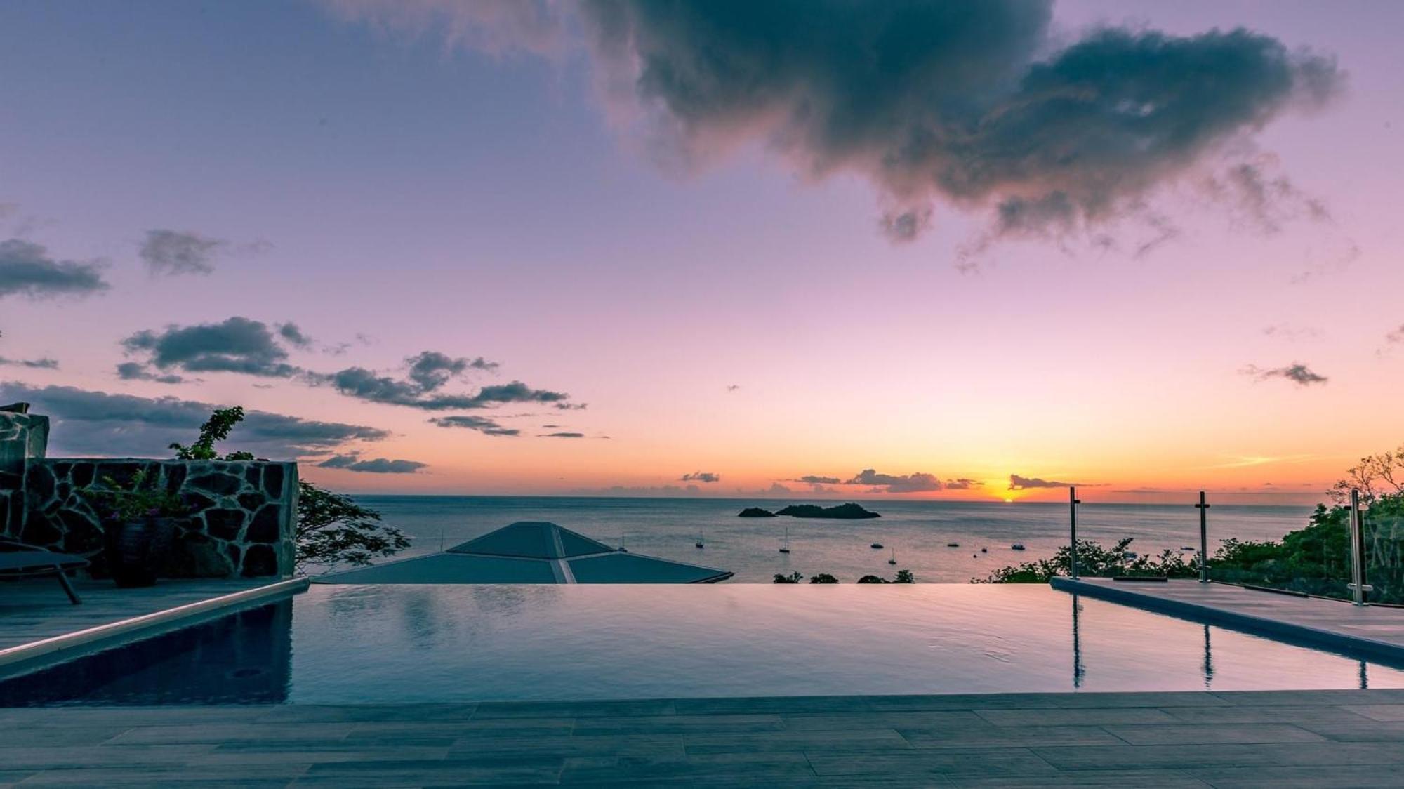 Sunset Palm - Superbe Créole Avec Piscine Face Au Coucher De Soleil Villa